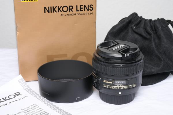 Nikon AF-S 50mm 1:1.8 G -Gebrauchtartikel-